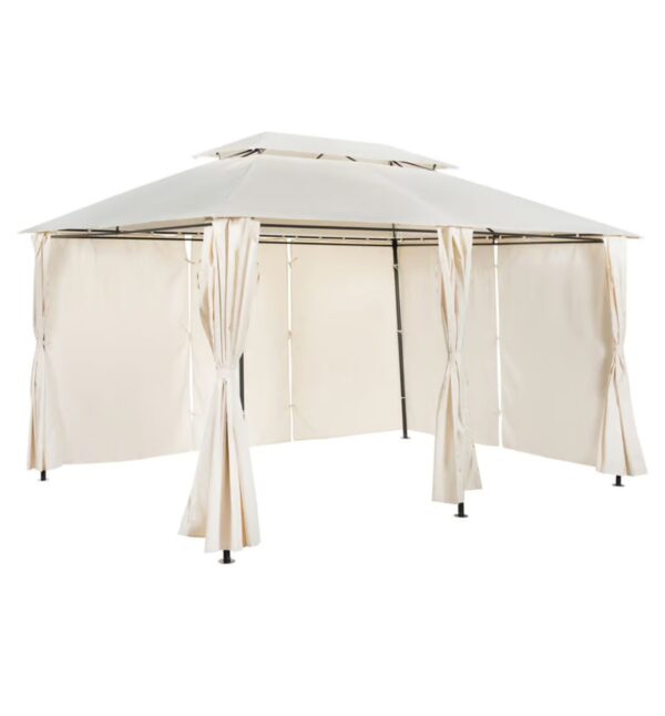 Carpa Gazebo Plegable con Cortinas