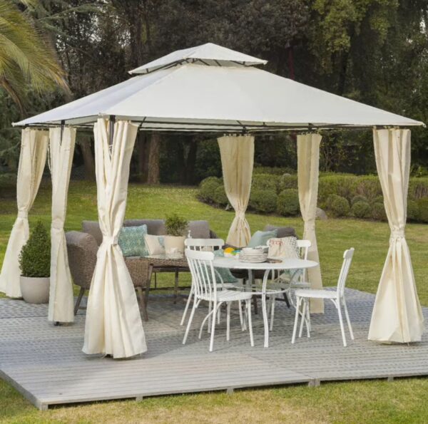Carpa Gazebo Plegable con Cortinas - Imagen 4